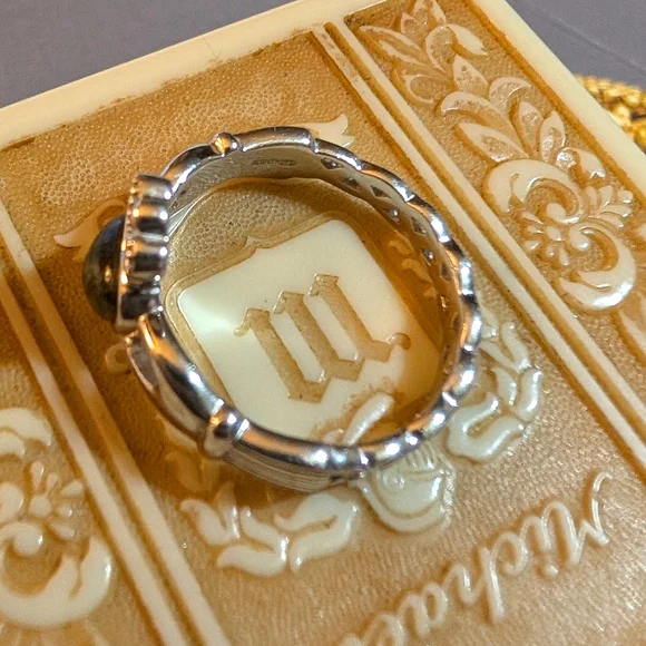 Irish SOLVAR Connemara Sterling Claddagh Ring 💚 ON HOLD FOR LORI 💚🍀🍁🍀💚 - Picture 3 of 7